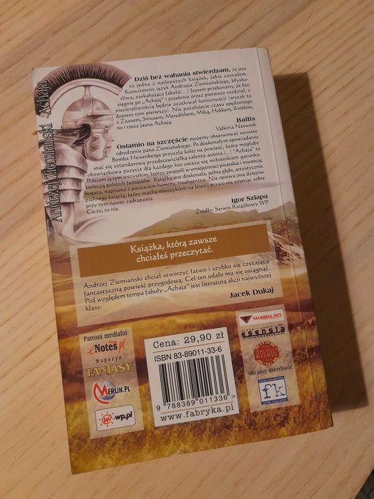 Książka "Achaja" Tom 2 Andrzej Ziemiański
