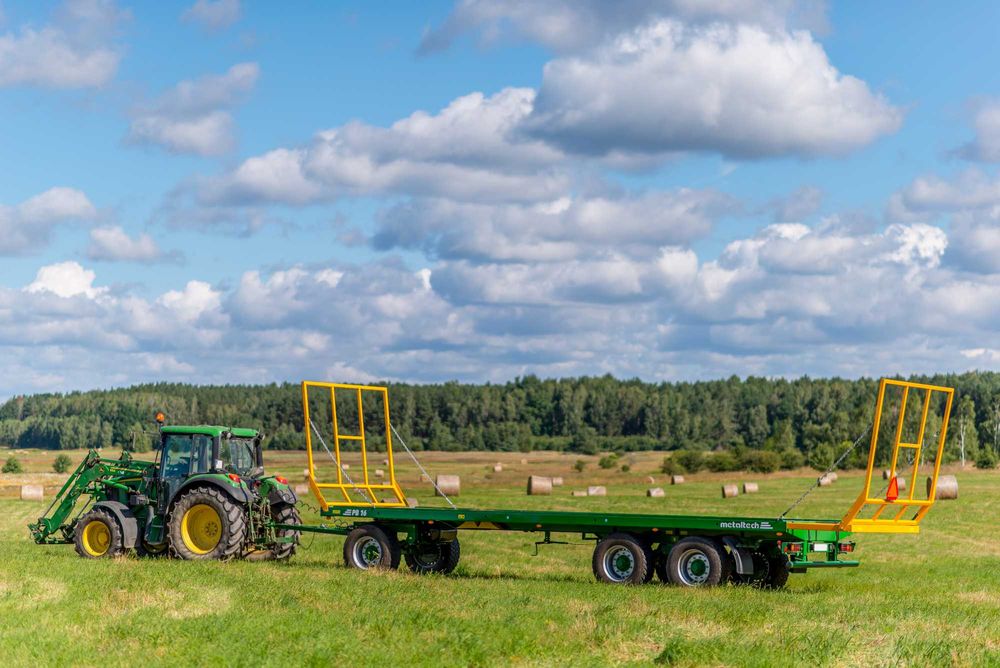 Przyczepa platformowa do bel METAL-TECH PB 16 | 8, 11, 13, 16, 18 TON