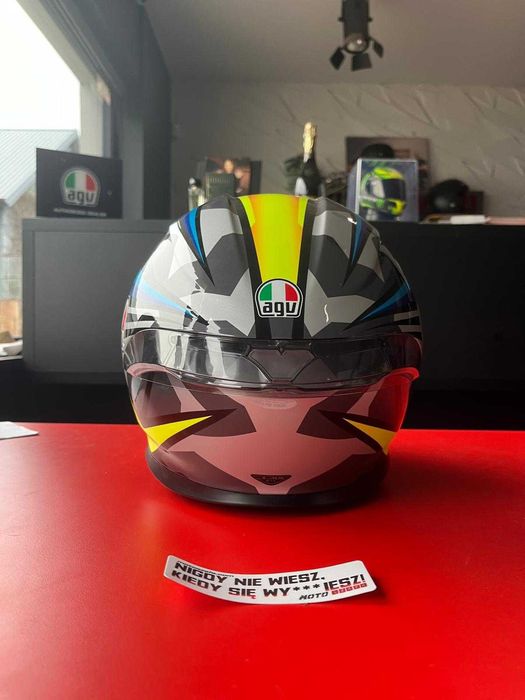 Kask AGV K6 S JOAN Black/Blue/Yellow !Rozmiar 'S!