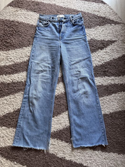 Джинси zara 34 прямі