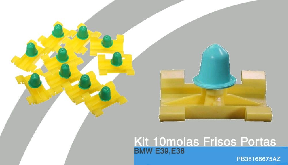 Kit 10molas Frisos Portas BMW E39,E38 NOVAS