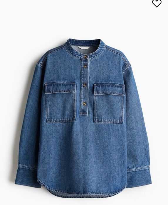 Джинсова сорочка H&M, розмір ХХL. Майже нова