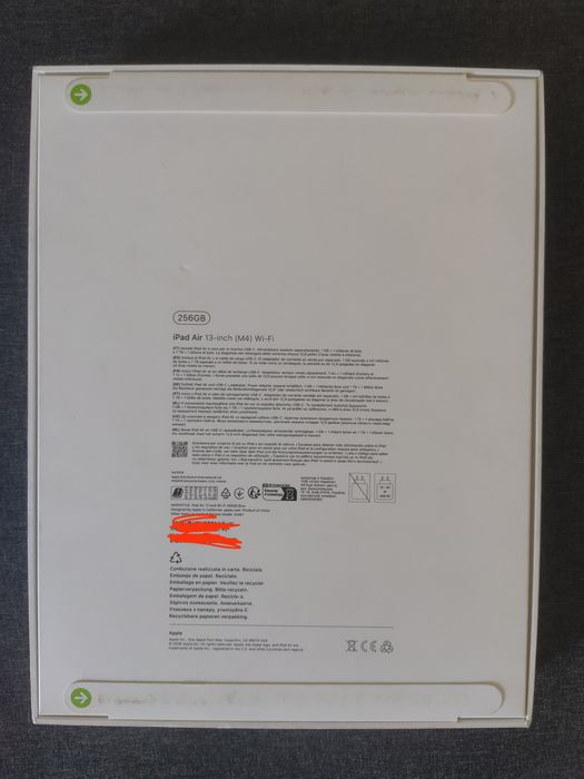 Apple Ipad Air 13-inch (M4) Wi-Fi 256GB