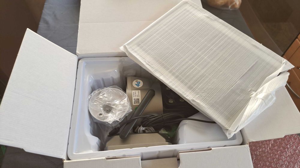 Câmera solar PTZ pode ter SIM 4G (p/ locais isolados) 6K-12MP. NOVA