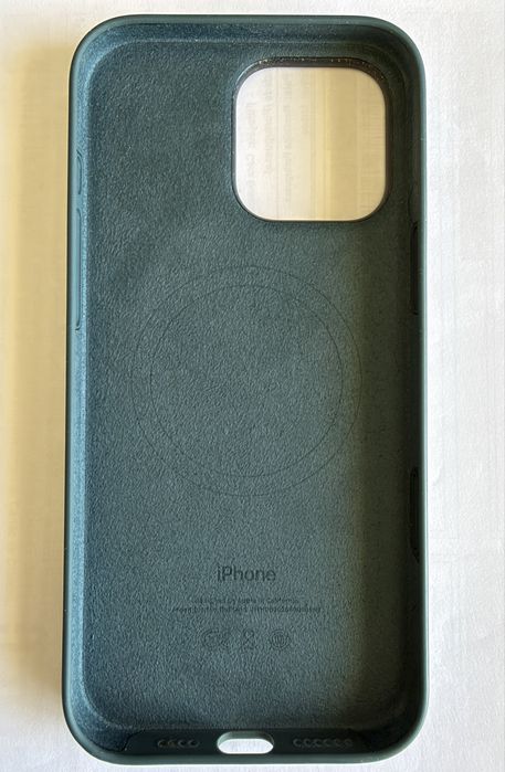 Capa em silicone com Magsafe para iPhone 16 Pro Max - azul denim