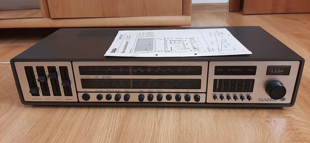 SABA Amplituner Stereo Ultra Hifi 9080