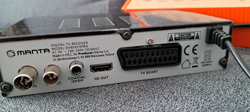 Dekider Dvb-T2 Manta