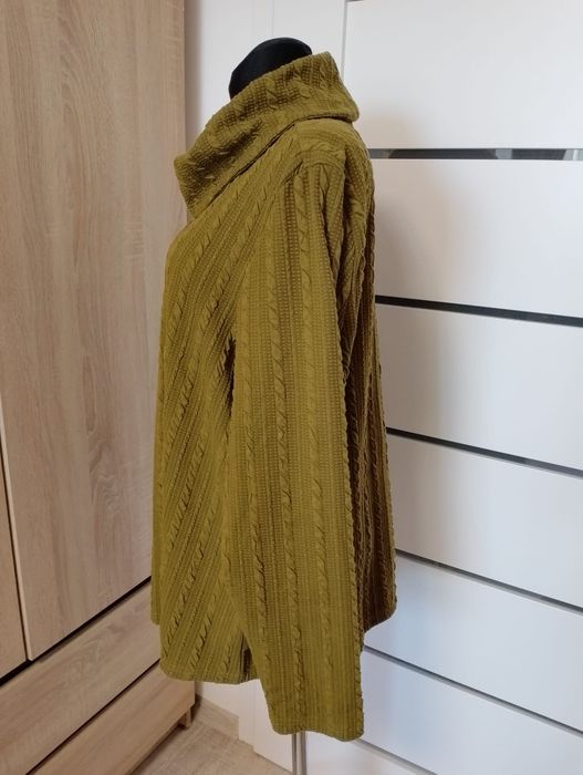 Nowy sweter golf damski 50/52
