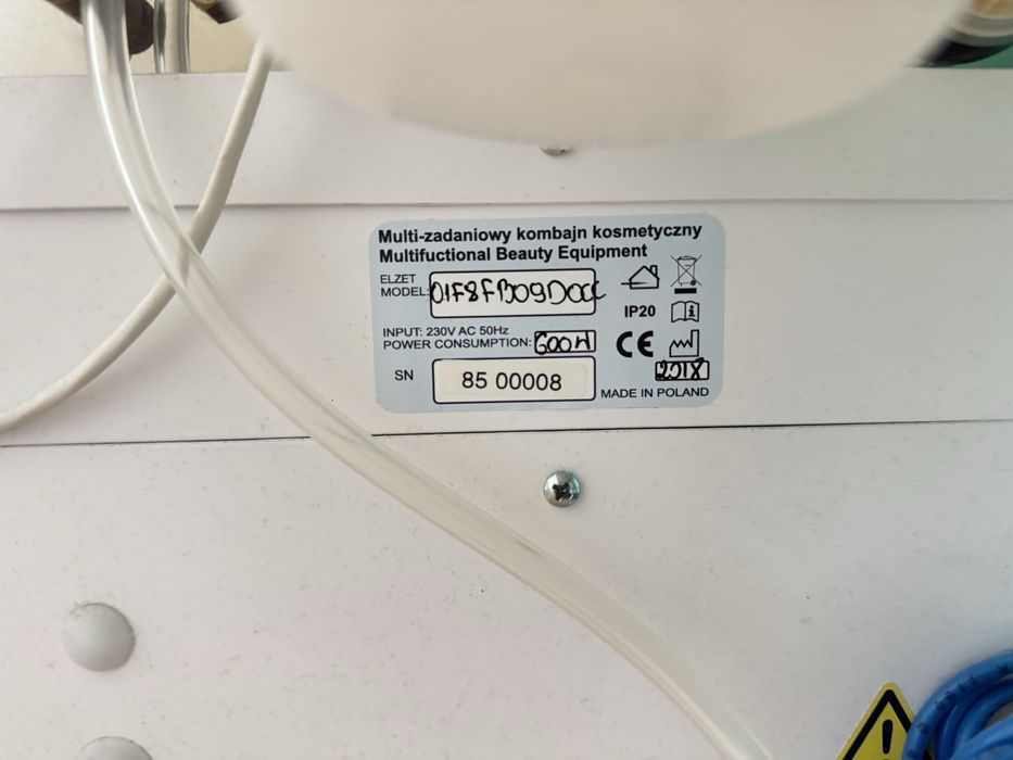 Profesjonalny kombajn kosmetyczny Jet O2 Peeling/komplet