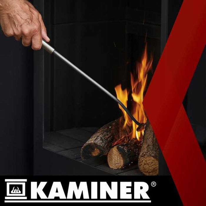 Przybory Kominkowe Akcesoria do Kominka Pieca Loft Stalowe NOWE Stojak