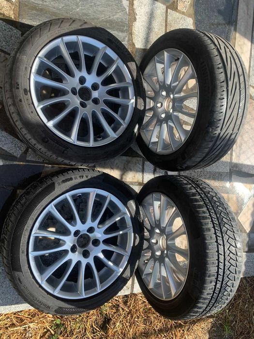 Jantes 17" Originais Volvo C70 de 2013 com pneus 215/50 R17