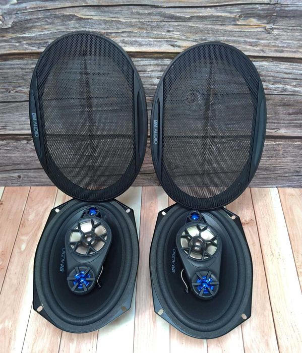 Авто динамики колонки Boschmann 6х9 дюйм 500Вт 4хполосные овальные