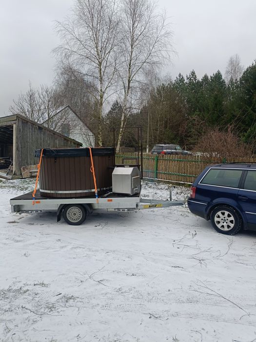 Wynajem Mobilna Balia Bania Jacuzzi na przyczepie
