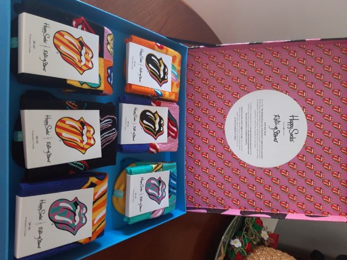 Meias Happy Socks - ROLLING STONES - edição limitada