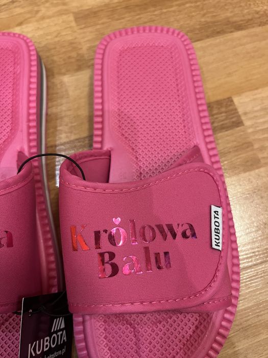 Limitowane klapki kubota rozowe rozmiar 39