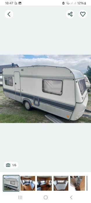Domek letniskowy przyczepa kempingowa  prysznic