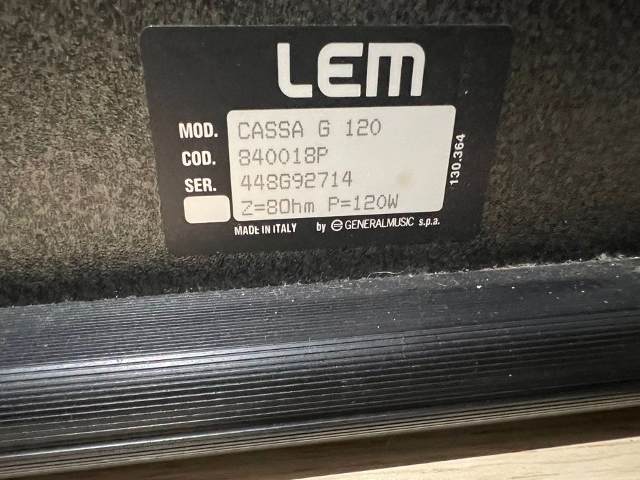 Colunas de som da marca LEM - 120W