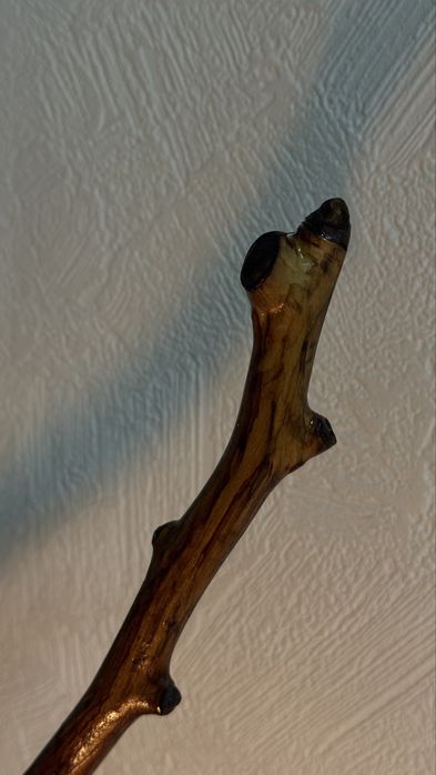 Світильник лампа з натурального дерева