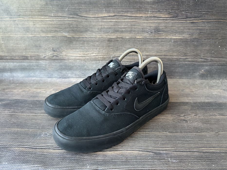 Чорні кеди кросівки Nike SB Chron 2 Canvas 40 р
