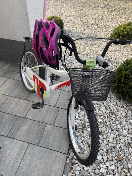 Rowerek dla dziewczynki koła 16 cali + kask