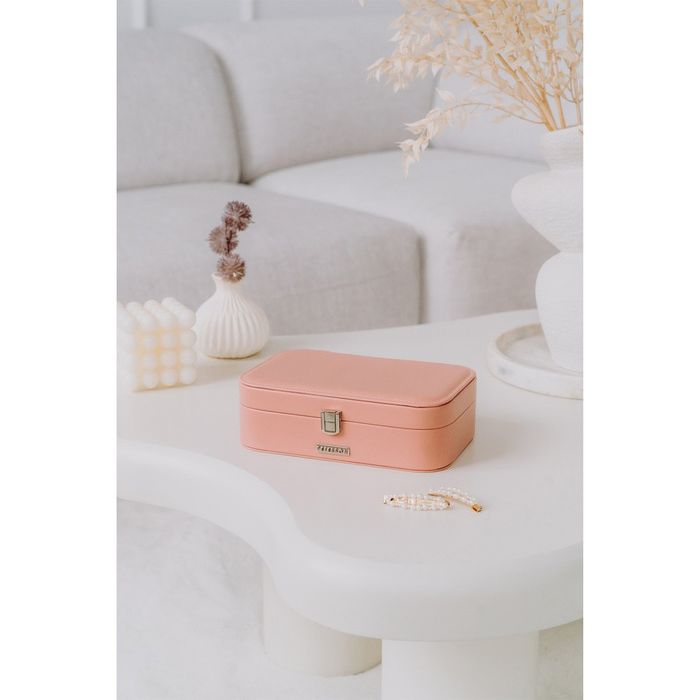 Stylowy organizer na biżuterię z lusterkiem - Peterson