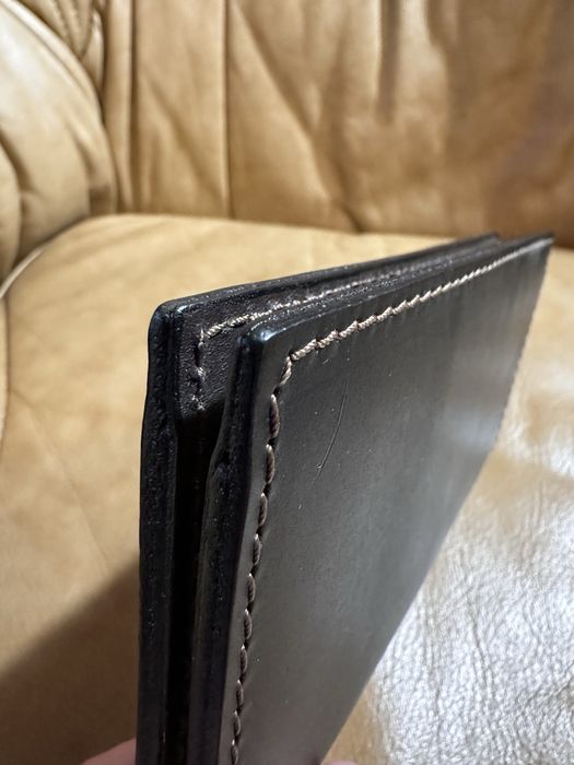 Чоловічий гаманець натуральна шкіра чорний