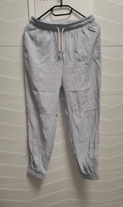 Spodnie Zara r. S joggery ściągacze popiel