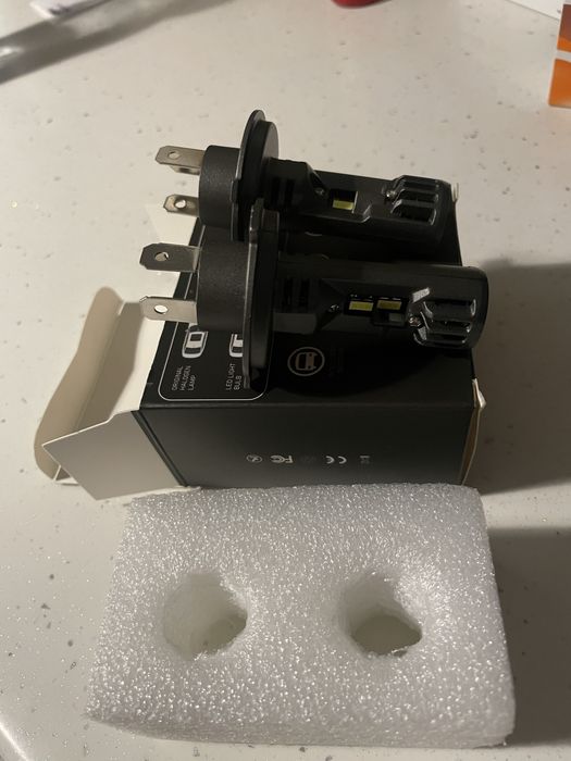 Żarowki H4 Led Homologacja + 1000 - 80W - 12V