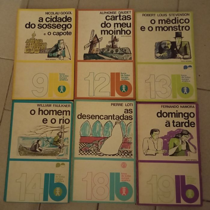 Vários Livros de Bolso da Europa-América