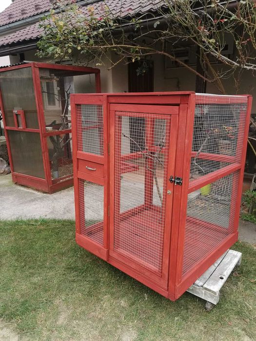 Woliera klatka papugi kanarki domek dla ptaków