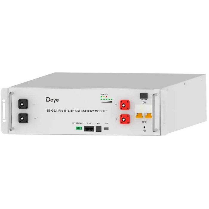 Акумуляторна батарея Deye SE-G5.1 Pro-B 100Ah 51,2V  (5.12 кВт)