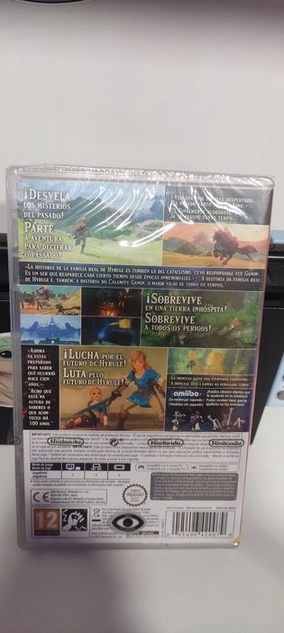Nintendo switch- 2 jogos do Zelda novo fechados