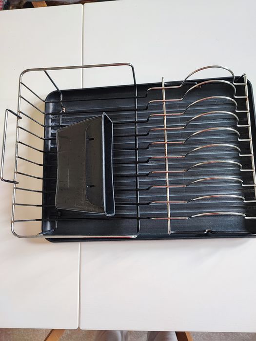 Black Metal Dish Drying Rack with Tray476972127114373121