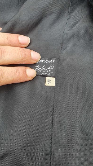 Casaco pele genuína. Comprado na antiga Casa Martinho, na Estrela