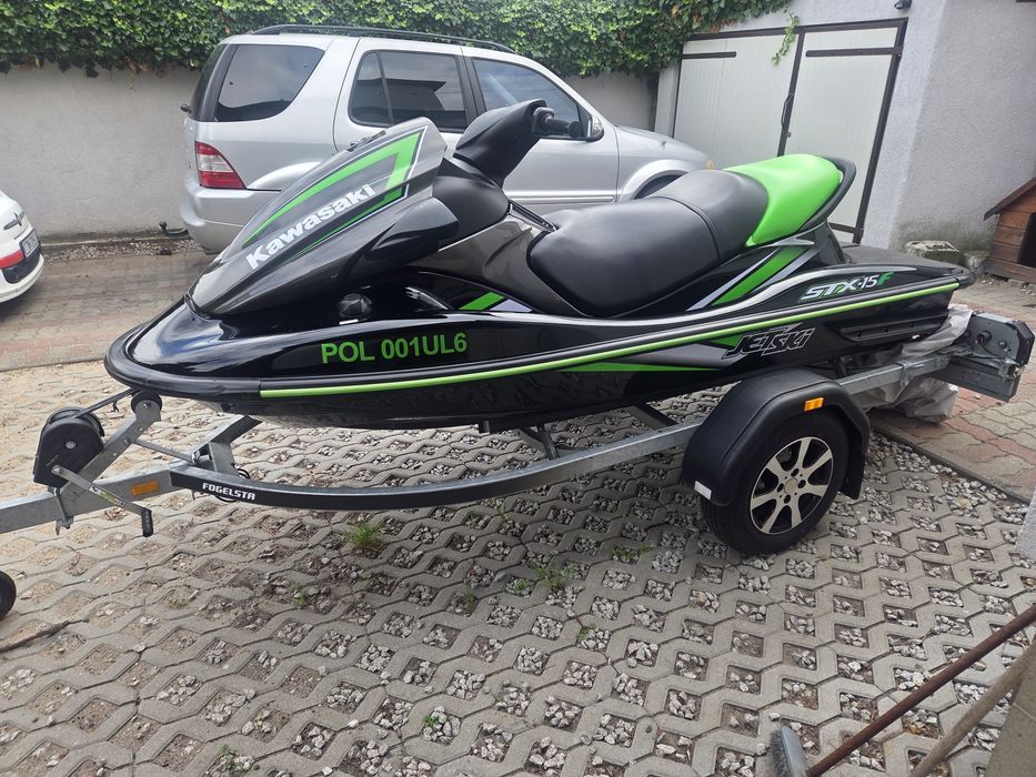 Kawasaki stx 15f 2018r 98mth z przyczepką!  Stx160
