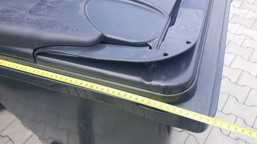 Kosz na śmieci 370L pojemnik na odpady kontener 240