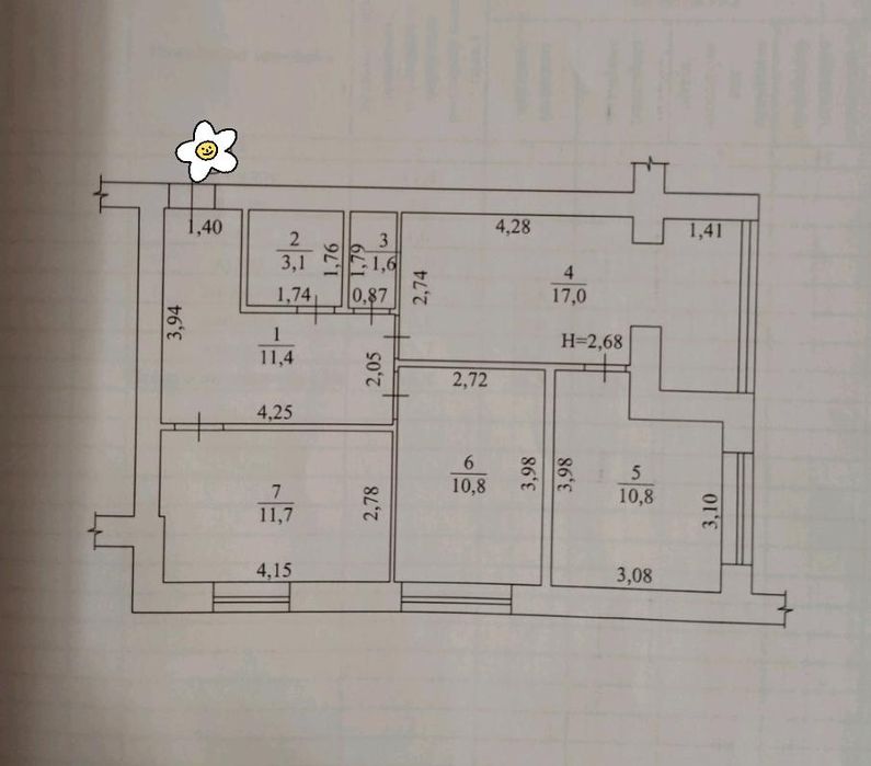 3К Новобудова з ремонтом! Озерна. Дана!