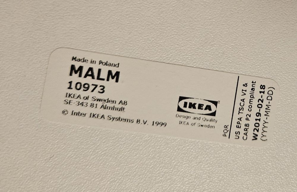 IKEA Caixa arrumação MALM (2 unidades)