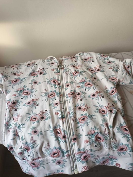 Bluza na suwak dla dziewczynki