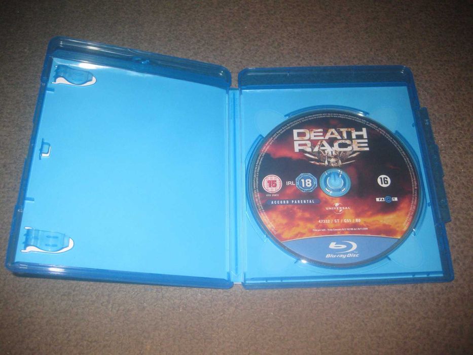 Blu-Ray "Corrida Mortal" com Jason Statham