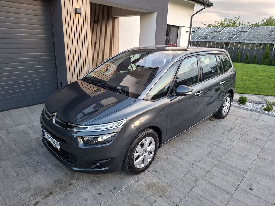 Citroën C4 Grand Picasso 1.6hdi 115KM  2014r Klimatronic Alufelgi KS.serwisowa Zarejestrowany