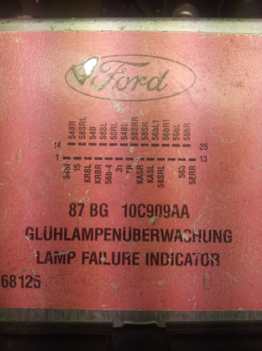 Блок керування для автомобіля Форд