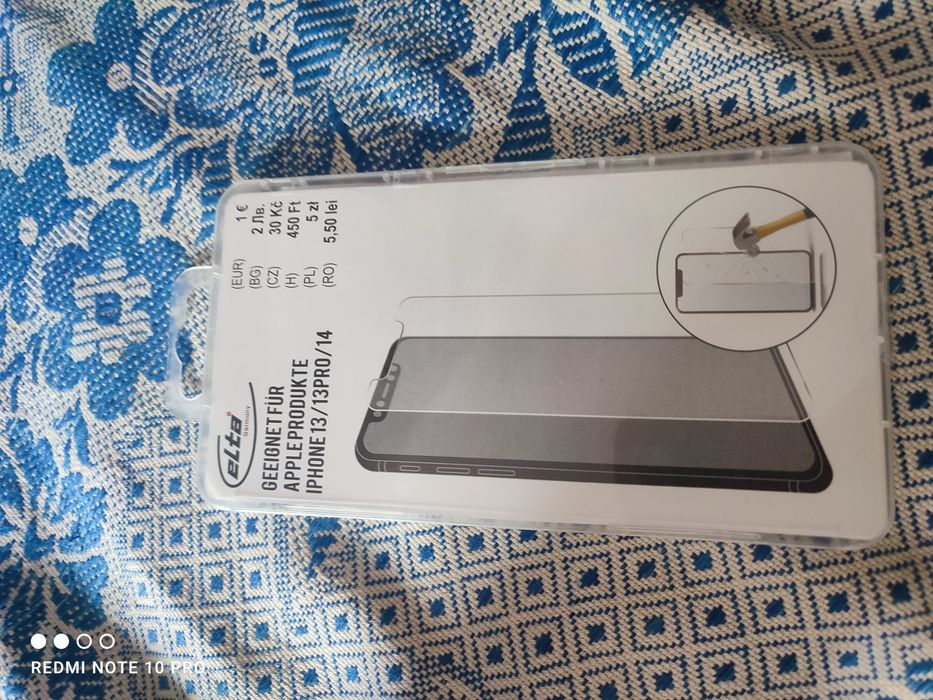 Защитное стекло elta на iphone 13,13 pro, 14