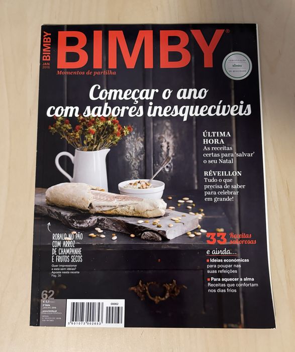 Revista Bimby Comecar o ano com sabores inesquecíveis