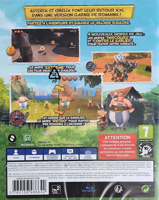 ASTERIX & OBELIX XXL ROMASTERED Playstation 4 PS4 PS5 Nowa Multigames