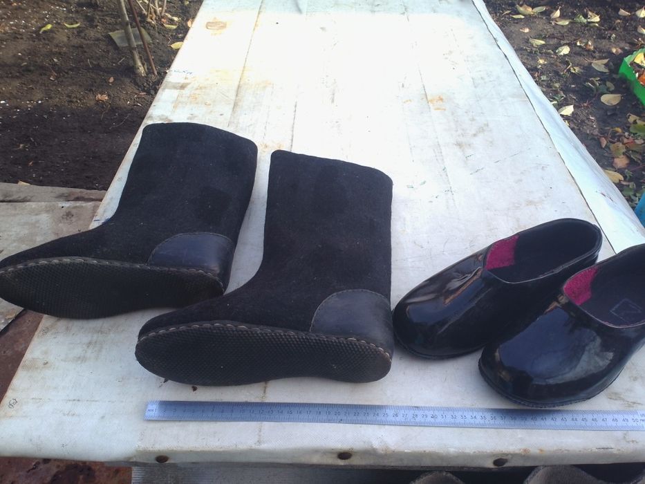 Валенки с подошвой, новые