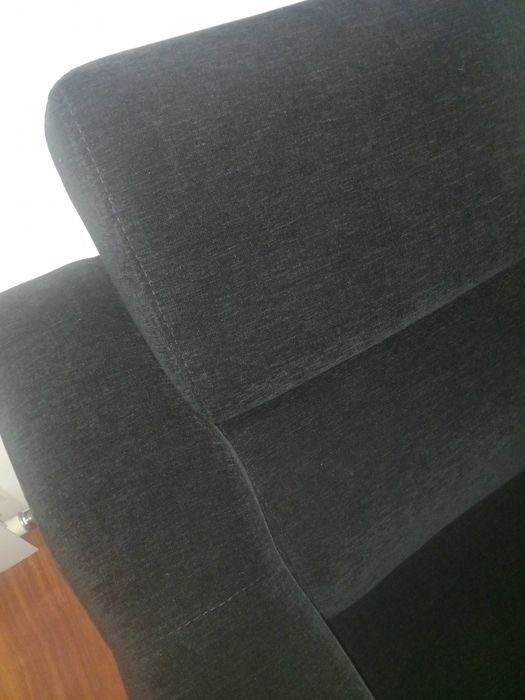 Poltrona tecido preto