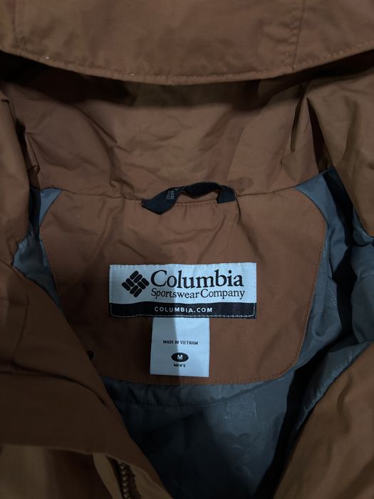 Kurtka Columbia Waterproof M brązowo-szara męska Cityscape