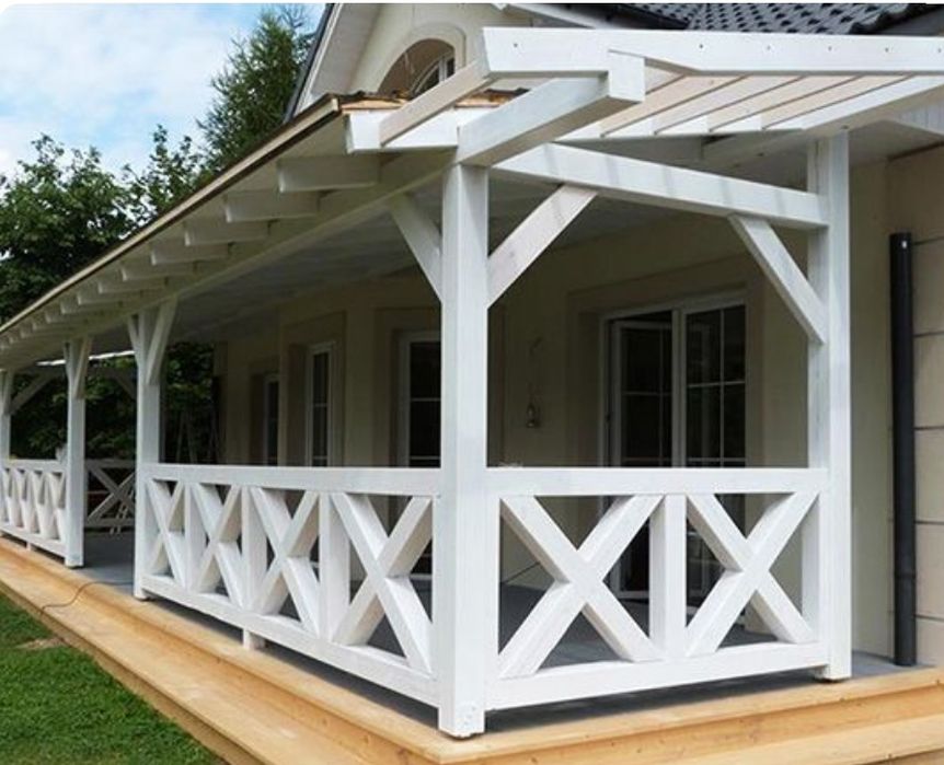 Balustrady krzyżowe barierki