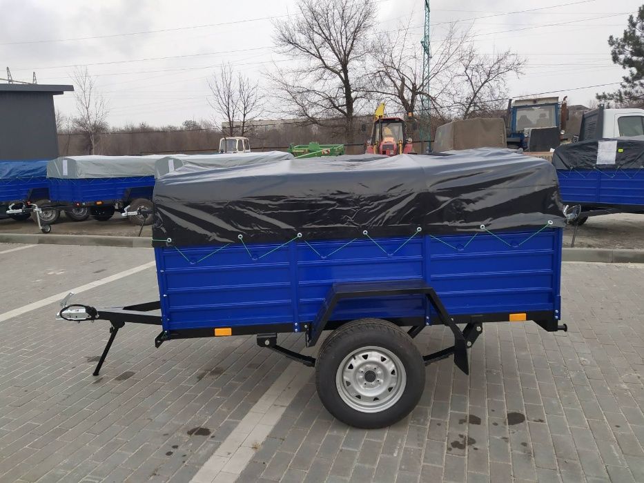 Купить крепкий одноосный прицеп Кремень+ КРД